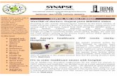 SYNAPSE - iihmrdelhi.edu.in · SYNAPSE (Monthly health e-newsletter) International Institute of Health Management Research, IMPROVING HEALTHCARE THROUGH RESEARCH: Dated 7th August,2017;