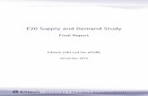 E20 Supply and Demand Study - epure.org · conventional and advanced ethanol could be important to supply demand in a high scenario. ePURE – E20 Supply and Demand Study Commercial