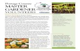 March 2013 MASTER GARDENER - Extension Portage County · 4 – Mushroom Cultivation 101 – Green Bay Botanical Garden, Green Bay – Put a mushroom garden in your wooded landscape