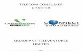 TELECOM CONSUMER CHARTER - Best Broadband Connection in ... Consumer Charter.pdf · Page 4 2. Services Offered & Coverage QTL provides a world class telecom experience when it comes
