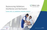 Reprocessing Validations: Cleaning, Disinfection and Sterilization · 2020-03-10 · Disinfection and Sterilization ALPA N. PATEL, B.S, RM(NRCM), PRINCIPAL SCIENTIST . 1 Reusable