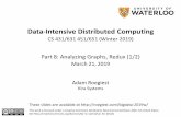 Data-Intensive Distributed Computing - Roegiest Data-Intensive Distributed Computing Part 8: Analyzing