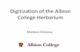 Digitization of the Albion College Herbarium · Grand Rapids Flora: a catalogue of the flowering plants and ferns growing without cultivation in the vicinity of Grand Rapids, Michigan.