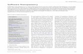 SoftwareTransparency - PUC-Riojulio/transp.pdf · cisely because of the recent trend to-wards individual transparency, in which citizens at large are using the Web (via blogs and