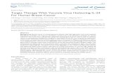 Target Therapy With Vaccinia Virus Harboring IL-24 For ...Target Therapy With Vaccinia Virus Harboring IL-24 For ... ... 1026 and