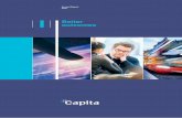 Better outcomes - Capita sector • Banking and ÀQDQFLDO VHUYLFHV • Insurance • Life and pensions • Retail • Telecoms and media • Transport • Utilities Public sector •