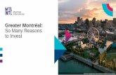 Greater Montréal: So Many Reasons to Invest · Source: MILA; Québec Film and Television Council, 2018; Game Industry career guide, “Best cities for video game development jobs”,