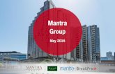 Mantra Group Introduction Mantra Group Introduction Industry Outlook Contents State of Market Mantra