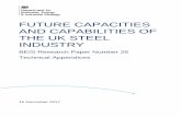 FUTURE CAPACITIES AND CAPABILITIES OF THE UK STEEL INDUSTRY · UK steel industry). The views expressed in this report are those of the organisations interviewed as part of this research