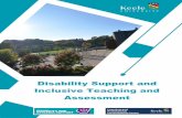 Disability Support and Inclusive Teaching and …...horseA student with severe dyslexia is permitted 50% extra time in exams, must have all exam materials printed on lemon coloured
