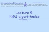 Lecture 9: NGS algorithmicsrshamir/algmb/presentations/NGS-Algorithms.pdf · Lecture 9: NGS algorithmics 18,20/12/12 תיבושיח הקימונג ןרש דדור 'פורפו רימש