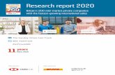 Research report 2020 - Fast Track...International Track 200 research report 2020 2020 International Track 200 fasttrack.co.uk 4 Overseas markets • 90% of the companies (180) sell