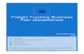2019 Business Plan | Freight Trucking Business Plan ... · SWOT Analysis 14 Competitive Edge 15 Marketing Strategy 16 Sales Strategy 16 Sales Forecast 16 Sales Monthly 17 ... The