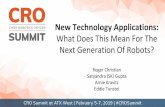 New Technology Applications - Amazon S3 · New Technology Applications: What Does This Mean For The Next Generation Of Robots? Roger Christian Satyandra (SK) Gupta Arnie Kravitz Eddie
