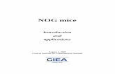 NOG mice - Taconic Biosciences · with Isofurane. Differential diagnosis of blood cells was performed with an automatic blood cell counter (XT-2000i, Sysmex, Osaka). a. Clinical chemistry