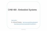 CHW 469 : Embedded Systemsbu.edu.eg/portal/uploads/Computers and Informatics/Computer Scie… · Embedded Systems In Banha-bank branch, It is proposed to install an embedded system