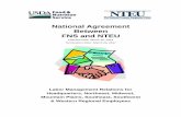 National Agreement Between FNS and NTEU - USDA...All professional and nonprofessional employees of the U.S. Department of Agriculture, Food and Nutrition Service, Western Region, excluding