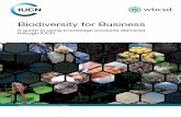Biodiversity for Business - International Union for ... · and opportunities for business by providing authoritative biodiversity information sup-ported by standards, guidelines,
