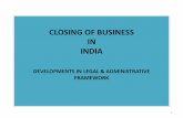 CLOSING OF BUSINESS IN INDIA - OECD.org - OECD · Challenge to NCLT • The proposed framework could not be implemented due to a legal challenges • Issues at challenge relate to