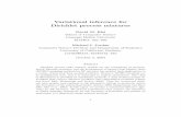 Variational inference for Dirichlet process mixtures · Variational inference methods have been developed principally in the context of the exponential family, where the convexity