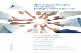18th Annual Meeting of the Swiss Transplantation …...Gabriela Baerlocher, Bern 14.55 – 15.10 Lung transplantation Ilhan Inci, Zurich 15.10 – 15.25 Heart transplantation Roger