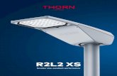 R2L2 XS - Thorn Lighting · R2L2 XS benefits from a universal and integrated ... (IK10 WITH ACCESSORY) IP66 ALL THORN R-PEC® OPTICS UP TO 10 KV SINGLE PULSE AS ... CONFIGURATION