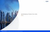 INTRODUCTION TO CPA - International Trade Council Introduction.pdf · Introduction to CPA 3 Strategic Services and Guidance 4 Why CPA? 5 CPA’s Solution Offerings 6-9 ... CORPORATE