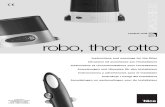 robo, thor, otto - The Electric Gate Shop · robo, thor, otto Warnings: This manual has been especially written for use by qualified fitters. No information given in this manual can