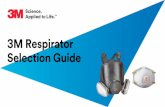 3M Respirator Selection Guide · 2017-06-06 · 5 a hazardous atmosphere. The reasons NIOSH established an IDLH at a particular level for a specific chemical are described in Documentation