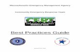 Best Practices Guide - Mass.Gov · Best Practices Guide is to assist local Emergency Management Directors (EMD), local Citizen Corps Councils, and local CERT leaders in their efforts