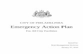 CITY OF PHILADELPHIA Emergency Action Plan · e. City of Philadelphia, Emergency Operation Plan, Managing Director’s Office, July 1998 (revised) IV. Definitions a. Manager / Supervisor: