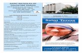 SAINT NICHOLAS OF TOLENTINE PARISH · 2020-01-06 · SAINT NICHOLAS OF TOLENTINE PARISH 150-75 Goethals Ave. Jamaica, NY 11432 (718) 969-3226 - Office (718) 380-0345 - Fax ALL ARE