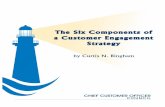 The Six Components of a Customer Engagement … Six...The Six Components of a Customer Engagement Strategy Curtis N. Bingham Founder and Executive Director Chief Customer Officer Council