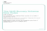 The NHS Bursary Scheme new rules - gov.uk · The NHS Bursary Scheme New Rules 10 Personal Eligibility 2.1 A student is eligible for an NHS Bursary if the student satisfies all of