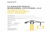 CLARKDIETRICH BUILDING SYSTEMS, LLC ACOUSTICAL … · Daniel R. Deickman LIST OF OFFICIAL OBSERVERS SECTION 6 SECTION 5 EQUIPMENT VT RECEIVE ROOM VOLUME * The calibration frequency