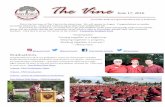 The Vine - Paso Robles Joint Unified School District...The Vine June 17, 2016 From the desk of Superintendent Chris Williams This is the last issue of The Vine for the school year.