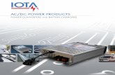 THE DLS SERIES - Mean Well & Iota Power Supplies DLS.pdf · throughout several industries, the IOTA DLS Series is the AC/DC power solution of choice for a number of professional and