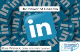 The Power of LinkedIn - APSE€¦ · LinkedIn Endorsements 17 John Rodgers, Corporate Accountant Endorsed by Greg Catlin and 33 others who are highly skilled at this. Endorsed by