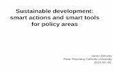 Sustainable development: smart actions and smart tools for ... · population. 5 dimensions of human wellbeing 2. The wealth to secure basic needs and decent livelihoods, promote enterprise,