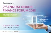 2nd ANNUAL NORDIC FINANCE FORUM 2018 - Euro Events€¦ · INNOVATIONS IN DIGITAL BANKING BANKS & FINTECH PARTNERSHIP AFTERMATH OF PSD2. 201 SPEAKES 3 Stephan has more than 20 years