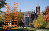 Syracuse University Viewbook · of-accreditation-status. Professional accreditation for each of the professional colleges and schools accords with the regulations of the appropriate