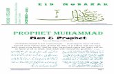 Prophet Muhammad - Lahore Ahmadiyya Movement for the …aaiil.org/canada/nooriislam/2013/nooriislam_201310.pdf · 2013-10-02 · Prophet Muhammad Man & Prophet Peace and Blessings