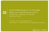 Social advertising ch-ch-changes: What you need to know part 2 - … · 2016-07-20 · Social advertising ch-ch-changes: What you need to know part 2 Pinterest, G+ ... We’ve helped
