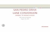 San Pedro Presentation - City of Albuquerque...EXISTING CONDITIONS ‐CRASHES • Between Marble and Indian School– 160 crashes in three years • 50% rear‐ends • 18% left‐turns