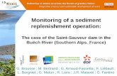 Monitoring of a sediment replenishment operation · 18/08/16 26/11/16 06/03/17 14/06/17 22/09/17 31/12/17 10/04/18 19/07/18 m 3) Time Monitoring device Q 10 Q 2 REPETITIVE DATA ACQUISITION