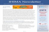 IHIMA Newsletter - Amazon Web Servicessurveygizmoresponseuploads.s3.amazonaws.com... · Hayes & Brenda Kupecky, committee members, for building such a strong ballot, all the ... By