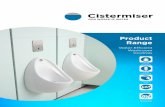 Product Range - Cistermiser · Product Range Urinal Flushing Toilet Flushing Infrared Taps Washroom Control Limescale Prevention. Urinal Flushing Hydraulic Valve An automatic urinal