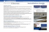 1-866-752-2055 uick …... 1-866-752-2055 VersaTherm snap-fit floor system QuickTherm poured floor system Omni ECS TM Installation Guide Page 2 After placing the last full panel in