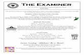 The Examiner - Clover Sitesstorage.cloversites.com/epiphanylutheranchurch/documents/April 20… · The Examiner EPIPHANY EVANGELICAL LUTHERAN CHURCH The Newsletter of Epiphany Evangelical