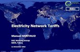 Electricity Network Tariffs · Electricity Storage Issue: Electricity storage plants are both loads and generators and have to pay the G and L components of the tariffs, which increases